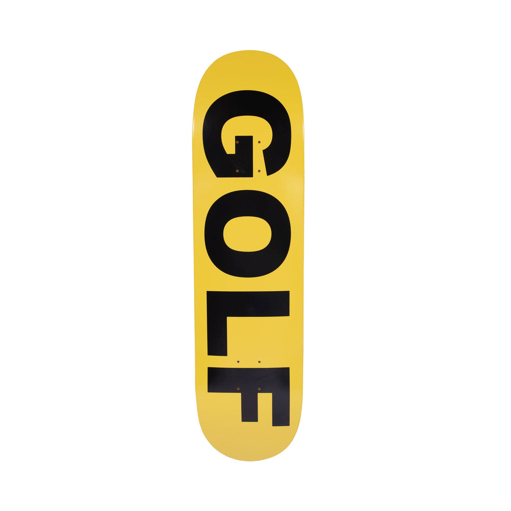 GOLF LOGO SKATE DECK by GOLF WANG
