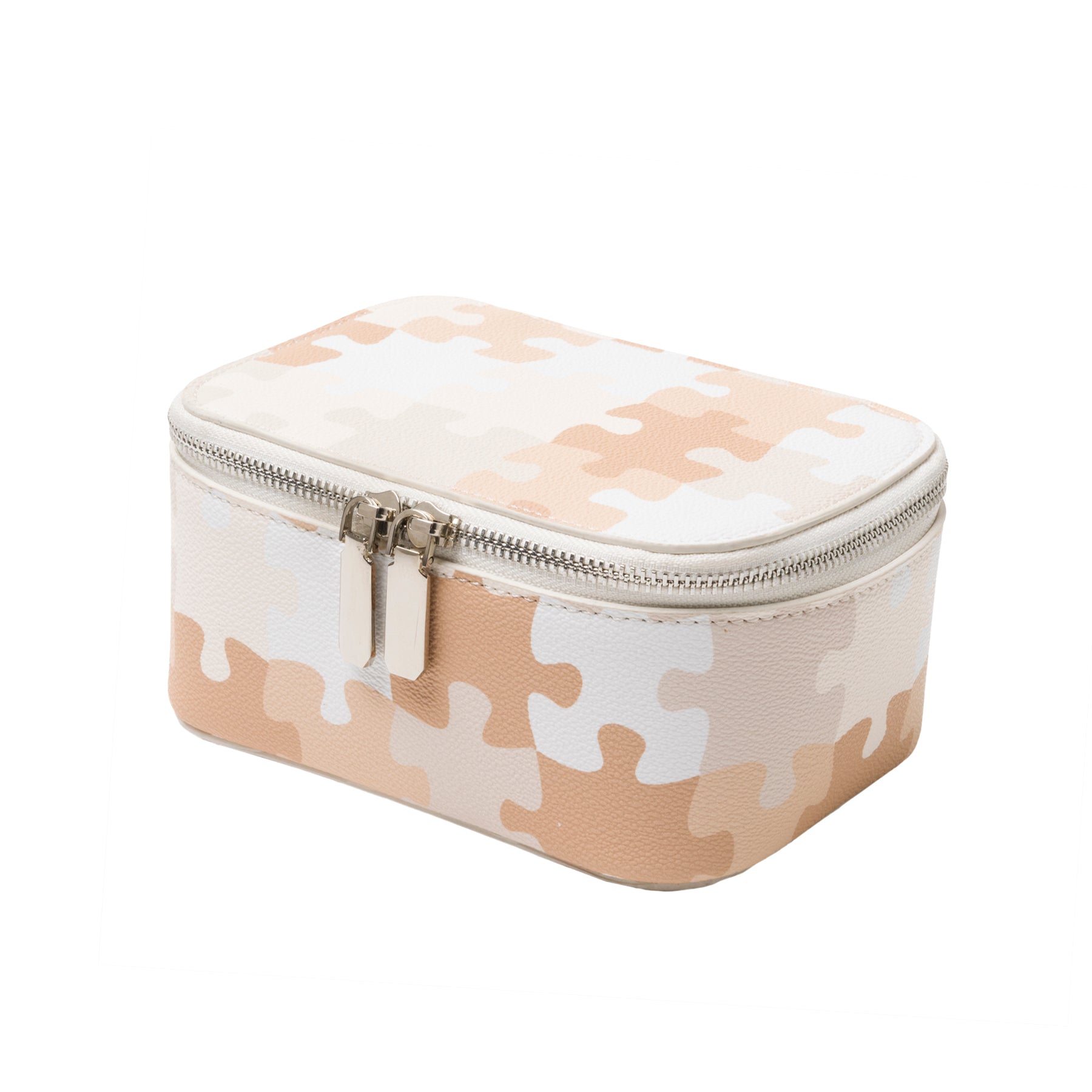 PUZZLE CAMO TOILETRY BAG by GOLF WANG