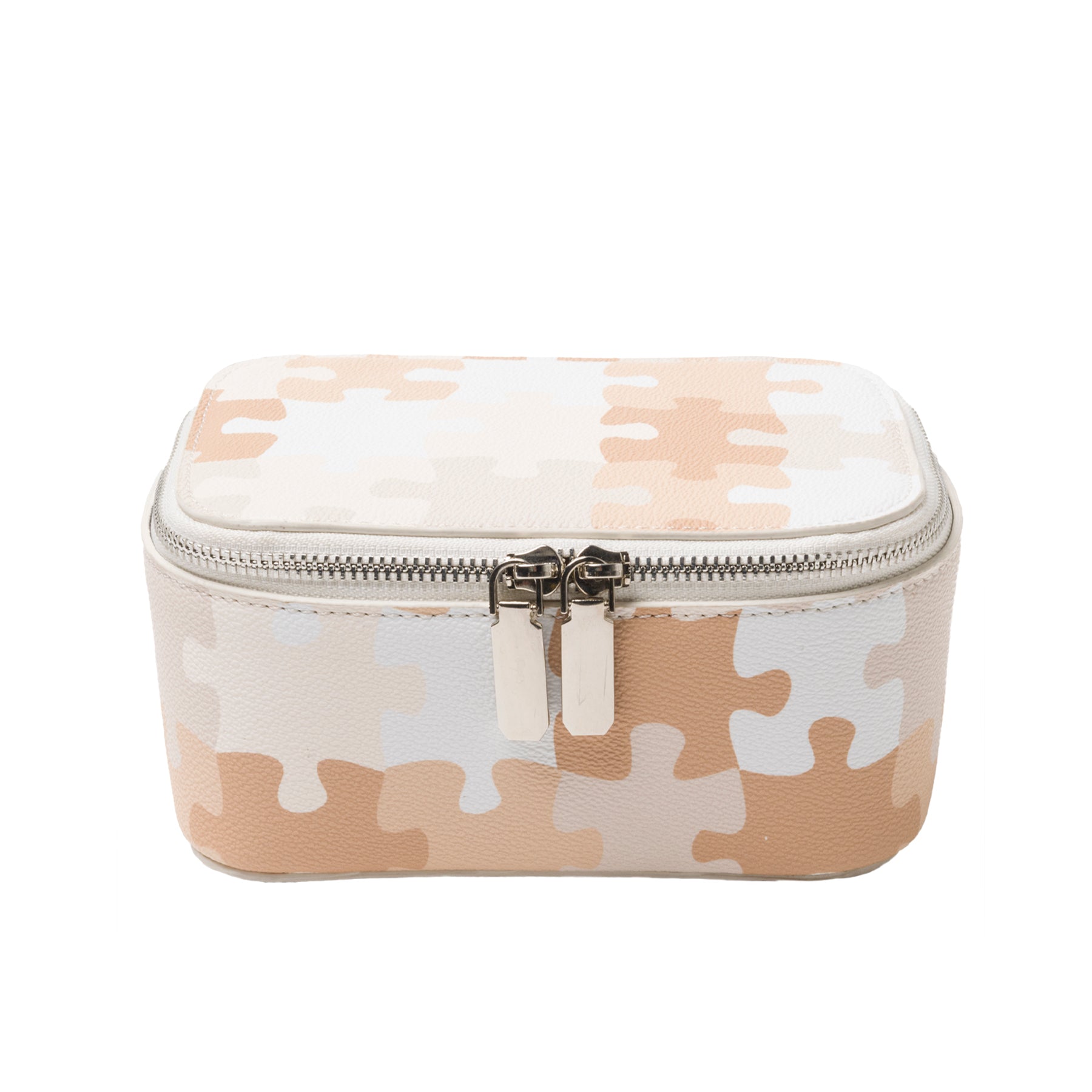 PUZZLE CAMO TOILETRY BAG by GOLF WANG