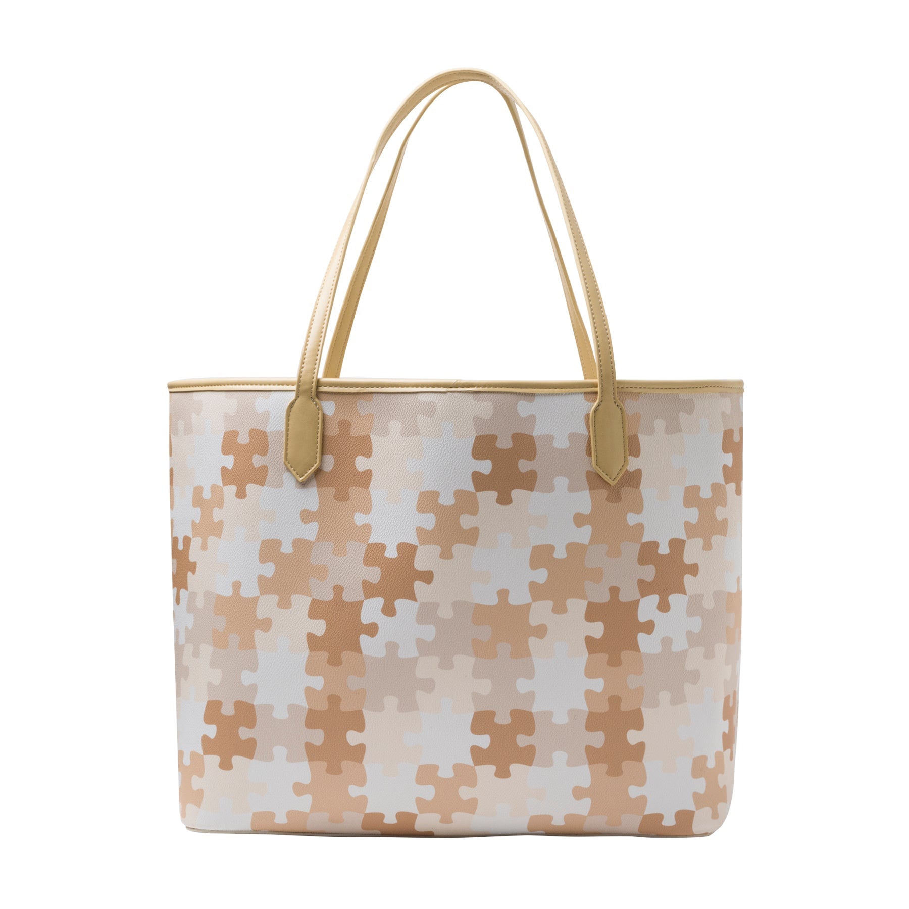 PUZZLE CAMO TOTE BAG by GOLF WANG