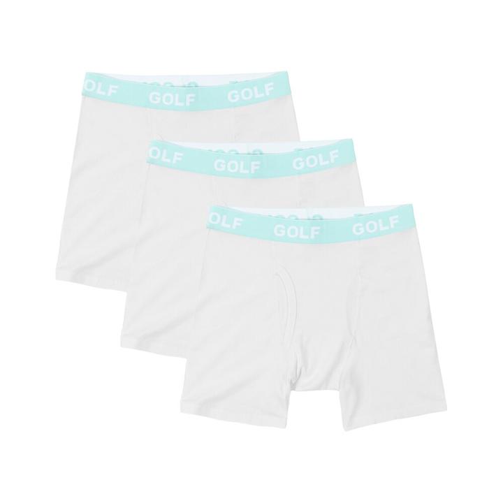 LOGO BOXER BRIEFS 3PK by GOLF WANG