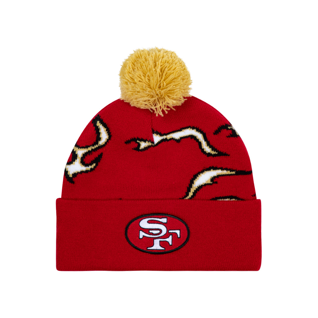 49ERS FLAME BEANIE by GOLF WANG