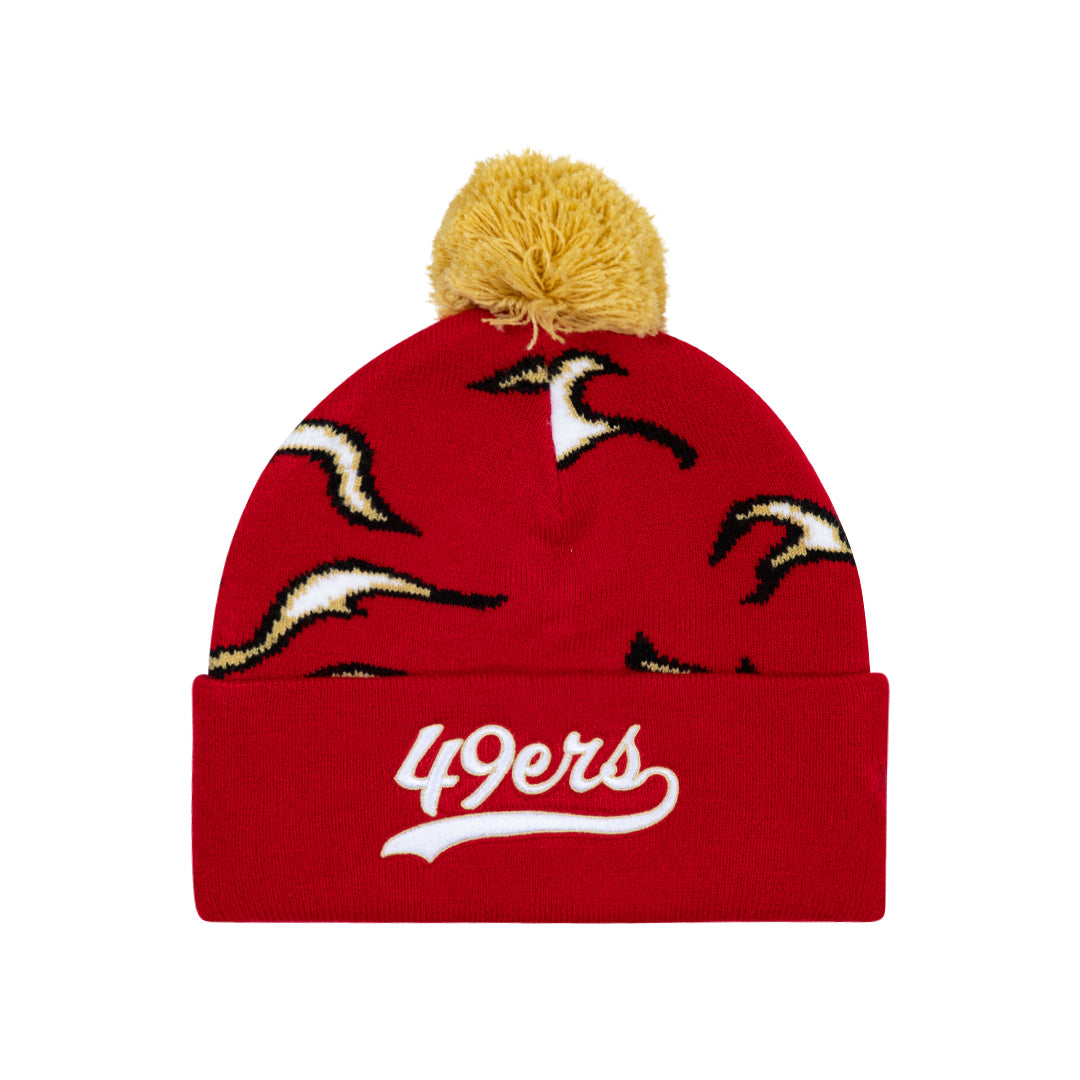 49ERS FLAME BEANIE by GOLF WANG