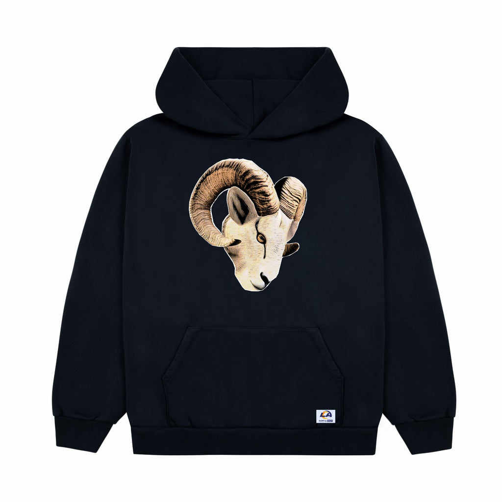 RAMS CUTOUT HOODIE by GOLF WANG