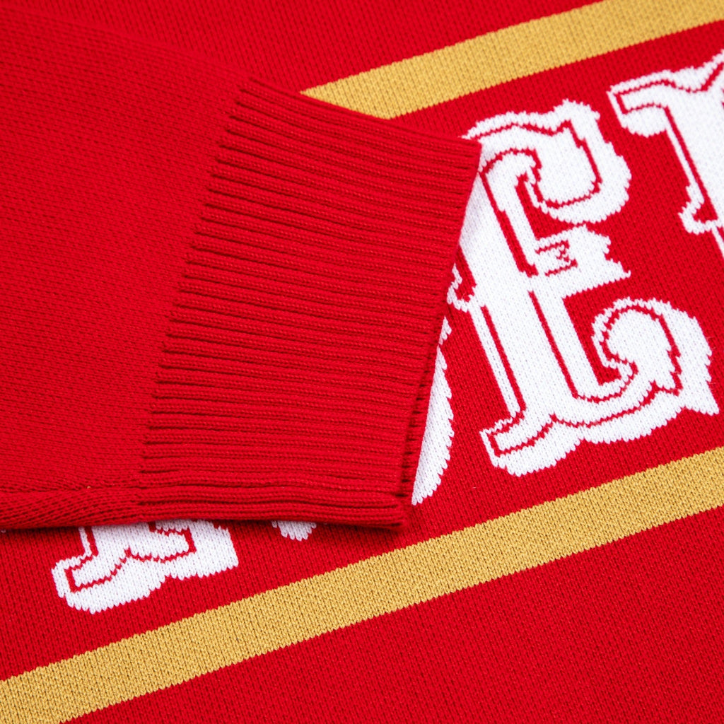 49ERS JACQUARD SWEATER by GOLF WANG