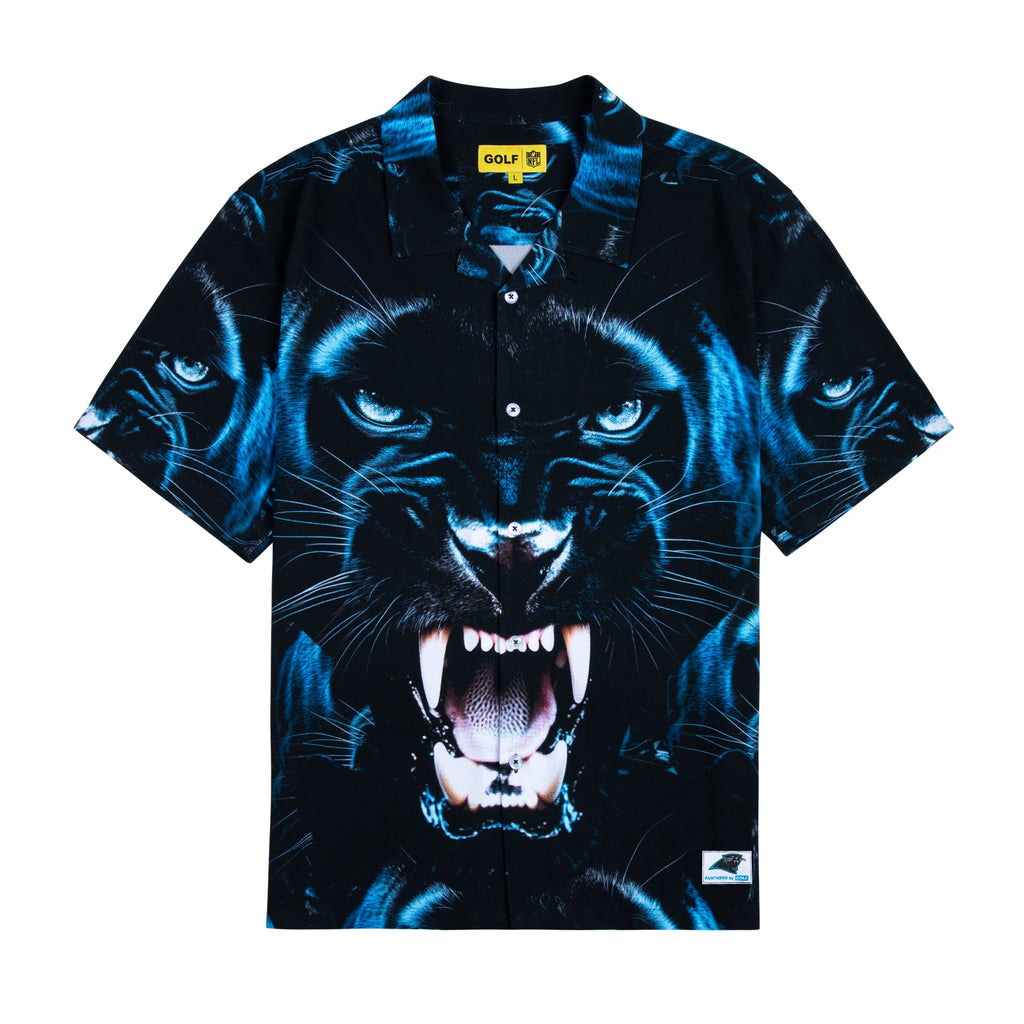 PANTHERS RAYON BUTTON UP by GOLF WANG
