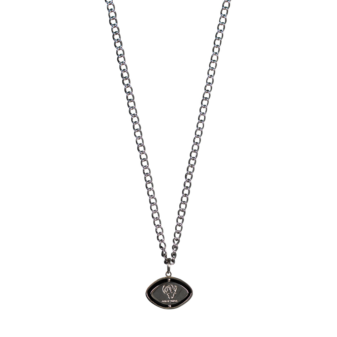 RAMS SPINNING FOOTBALL NECKLACE by GOLF WANG