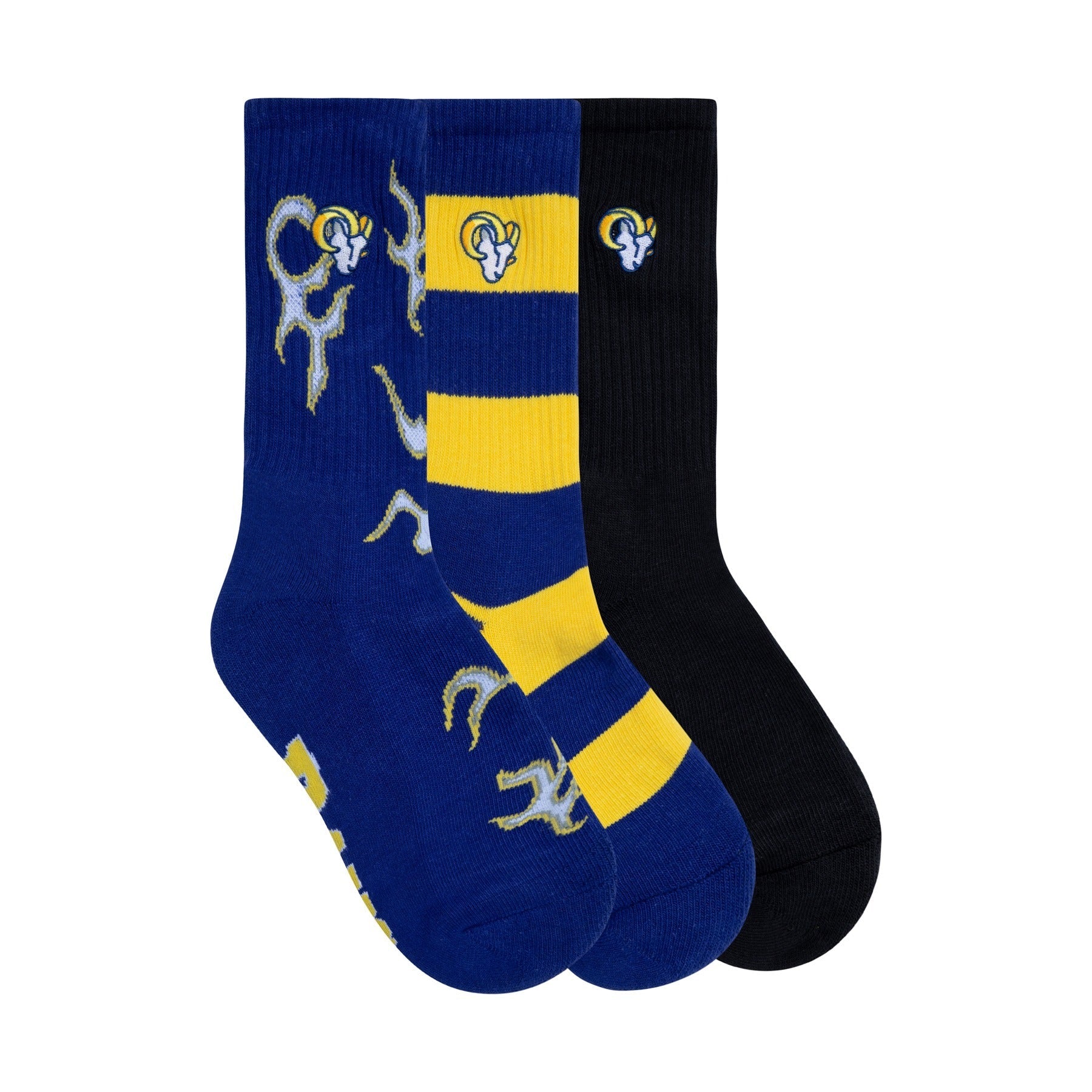 RAMS 3PK SOCKS by GOLF WANG