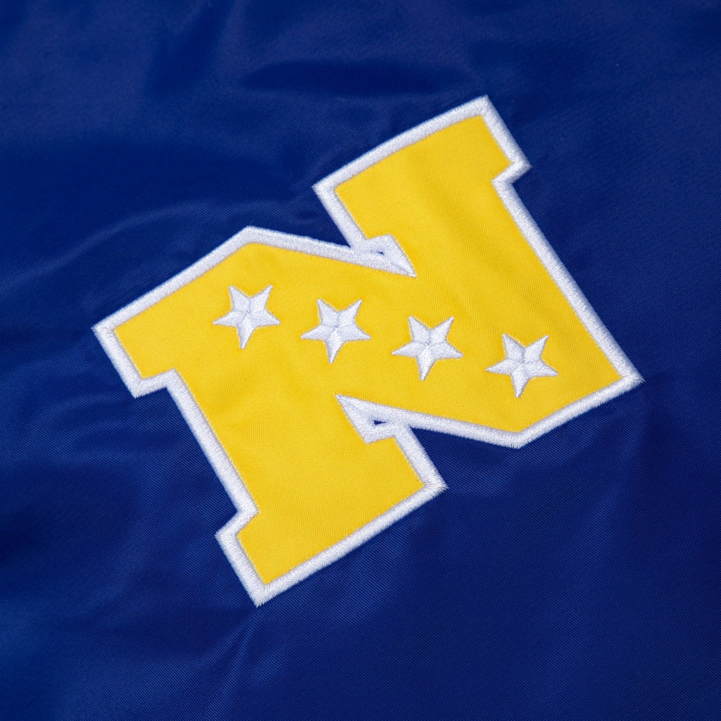 RAMS SATIN BOMBER JACKET by GOLF WANG