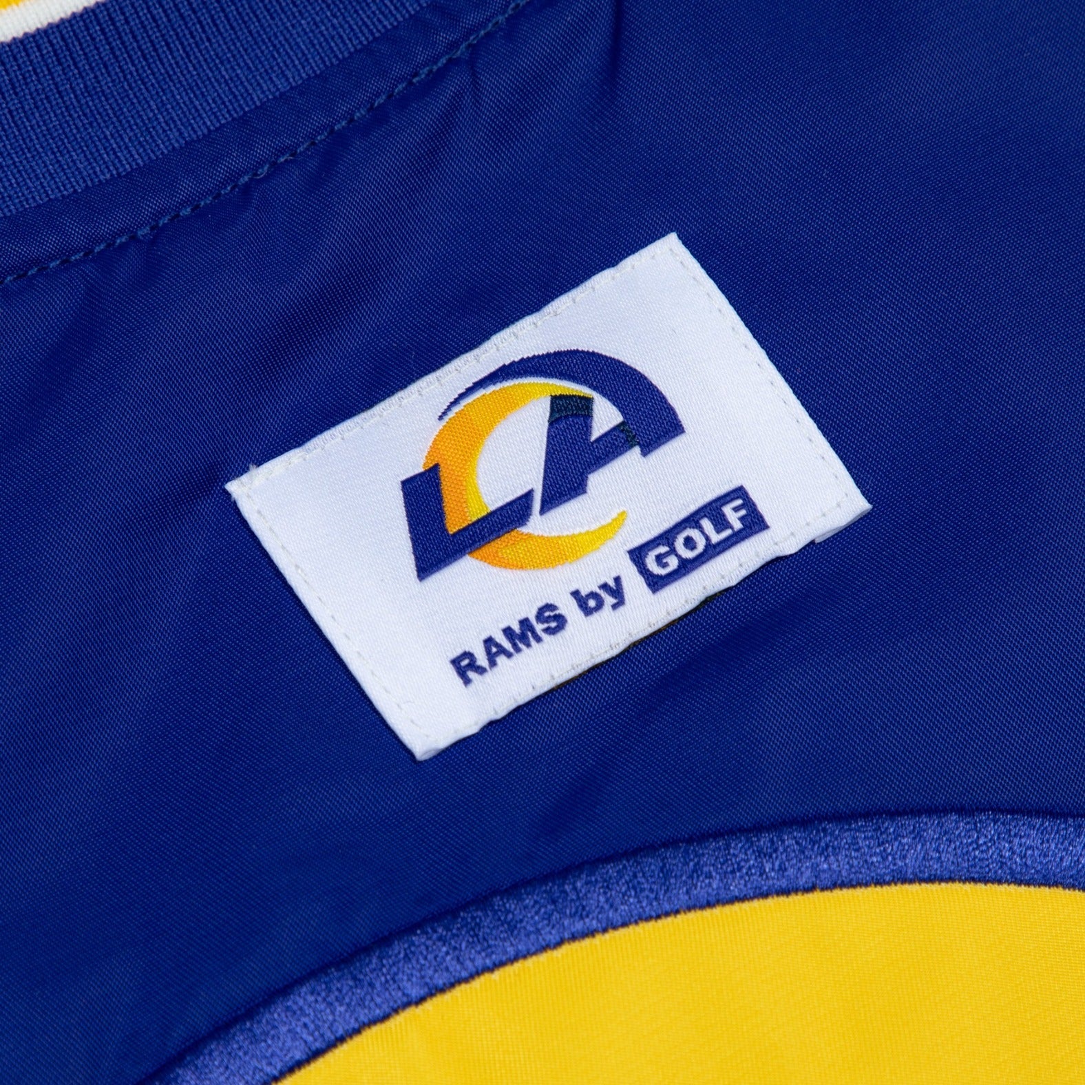 RAMS SATIN BOMBER JACKET by GOLF WANG