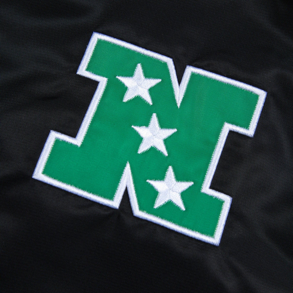 EAGLES SATIN BOMBER JACKET by GOLF WANG