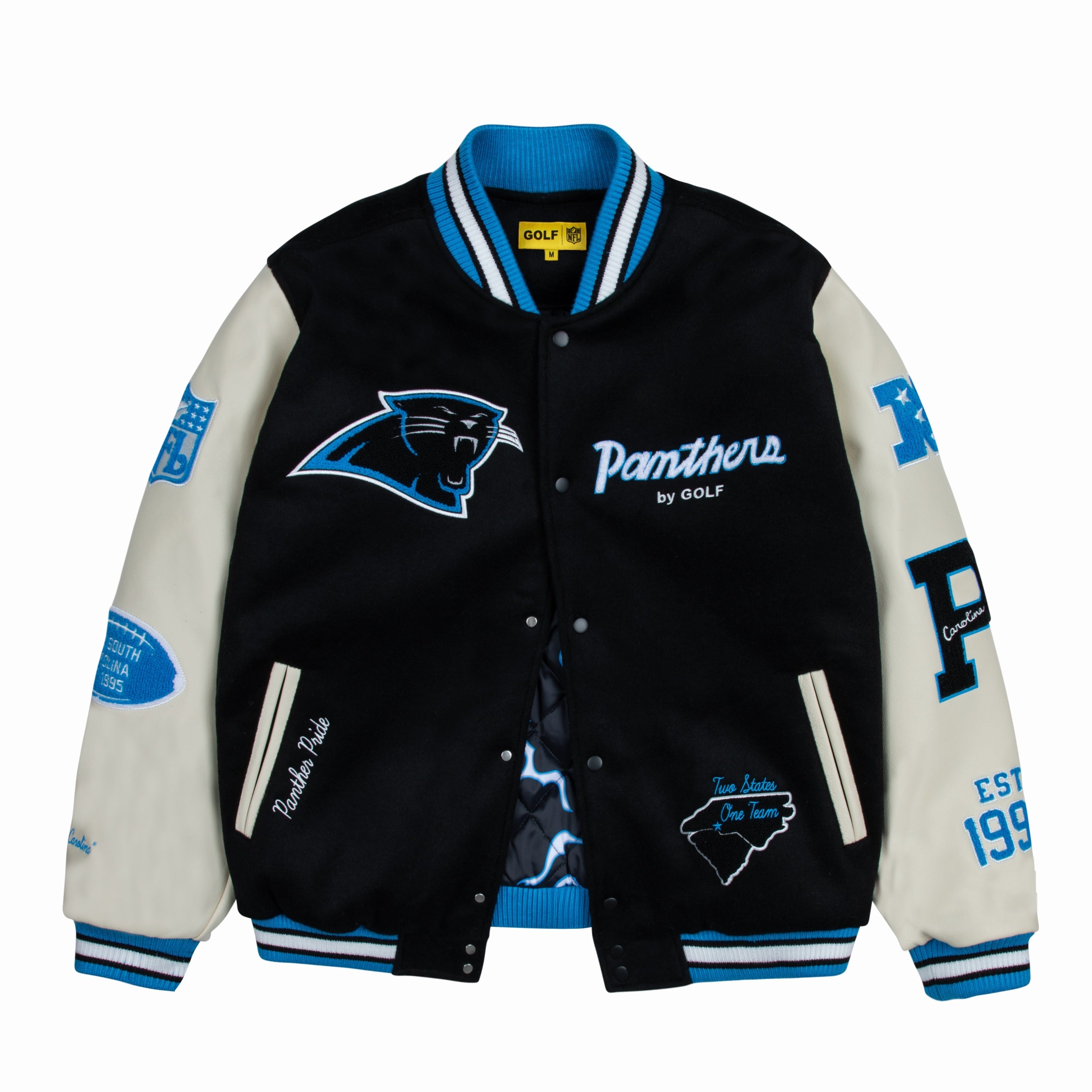 PANTHERS LETTERMAN JACKET by GOLF WANG