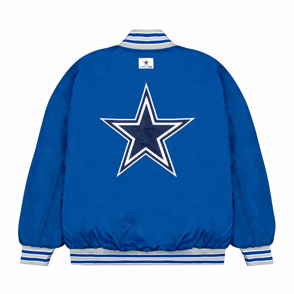 COWBOYS SATIN BOMBER JACKET by GOLF WANG