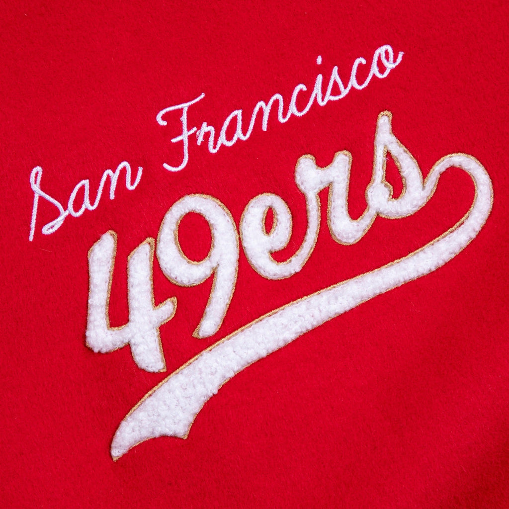 49ERS LETTERMAN JACKET by GOLF WANG