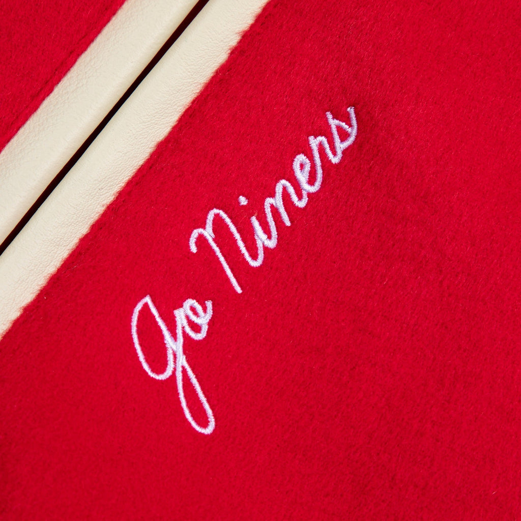 49ERS LETTERMAN JACKET by GOLF WANG