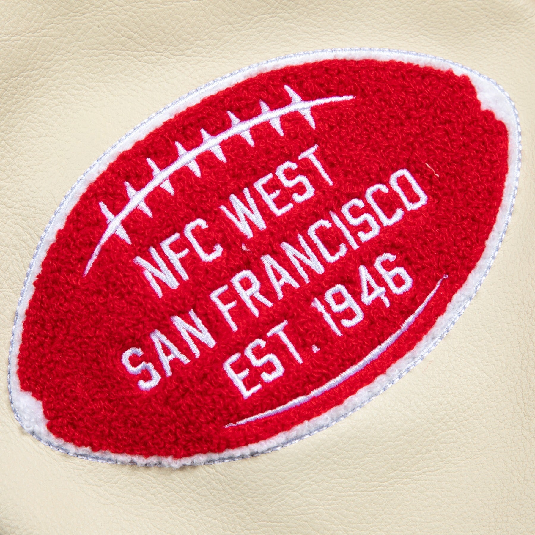 49ERS LETTERMAN JACKET by GOLF WANG