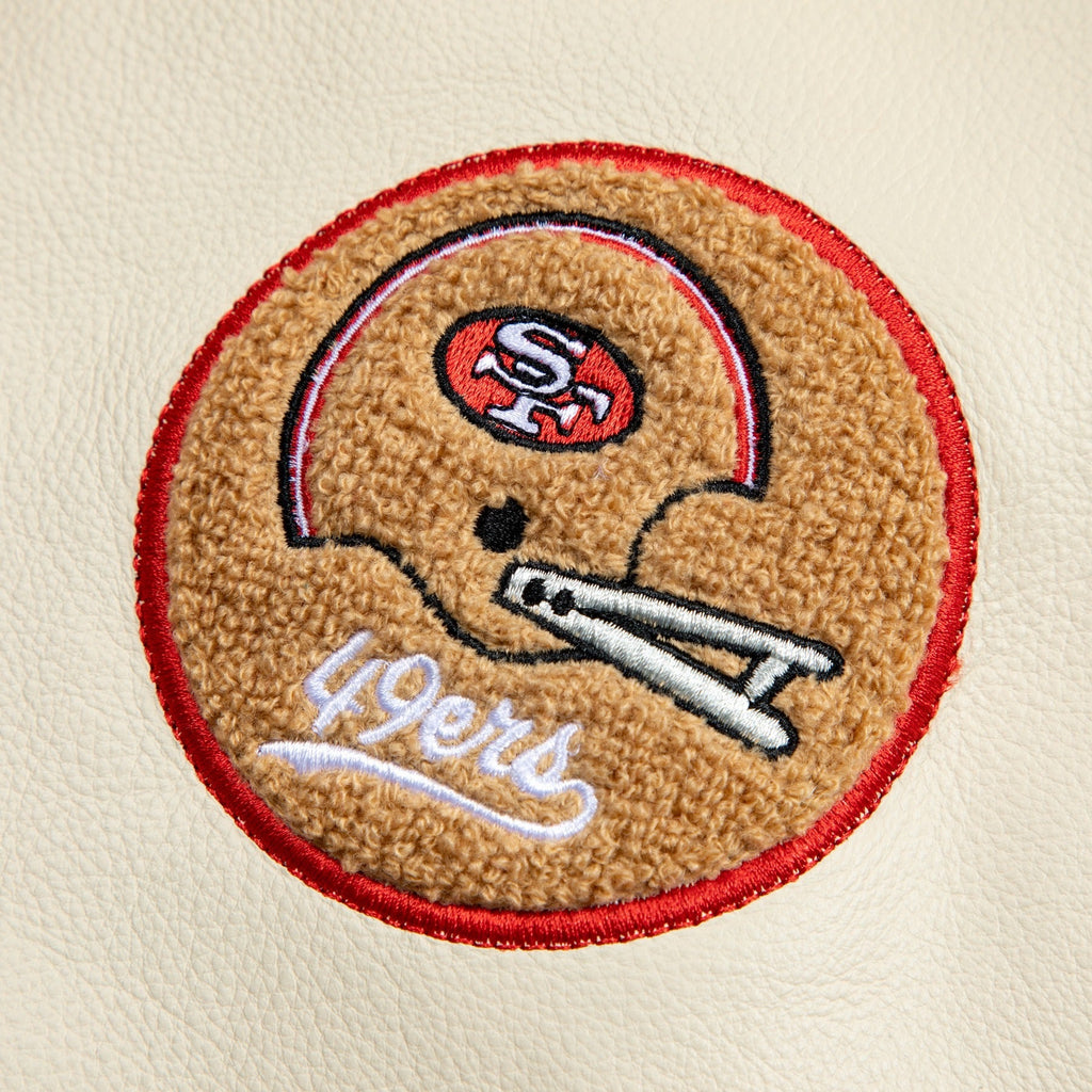 49ERS LETTERMAN JACKET by GOLF WANG