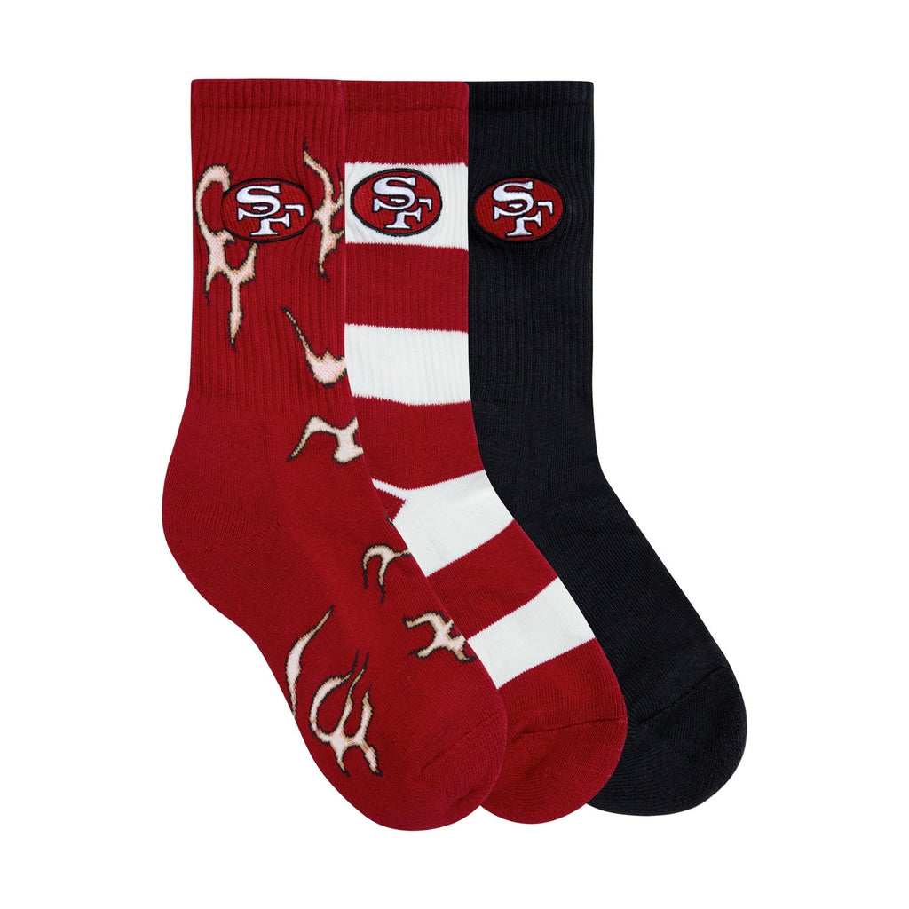 49ERS 3PK SOCKS by GOLF WANG