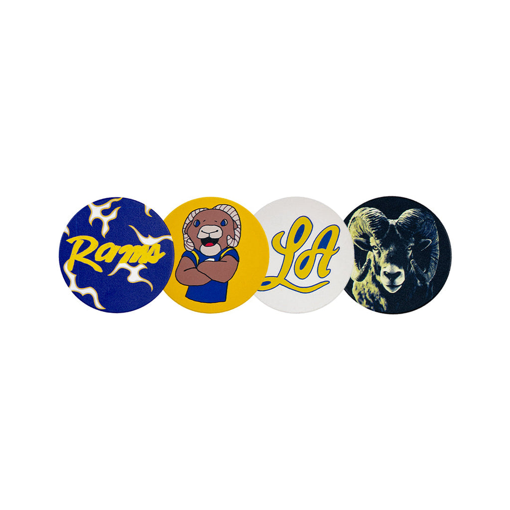 4PK RAMS COASTERS by GOLF WANG