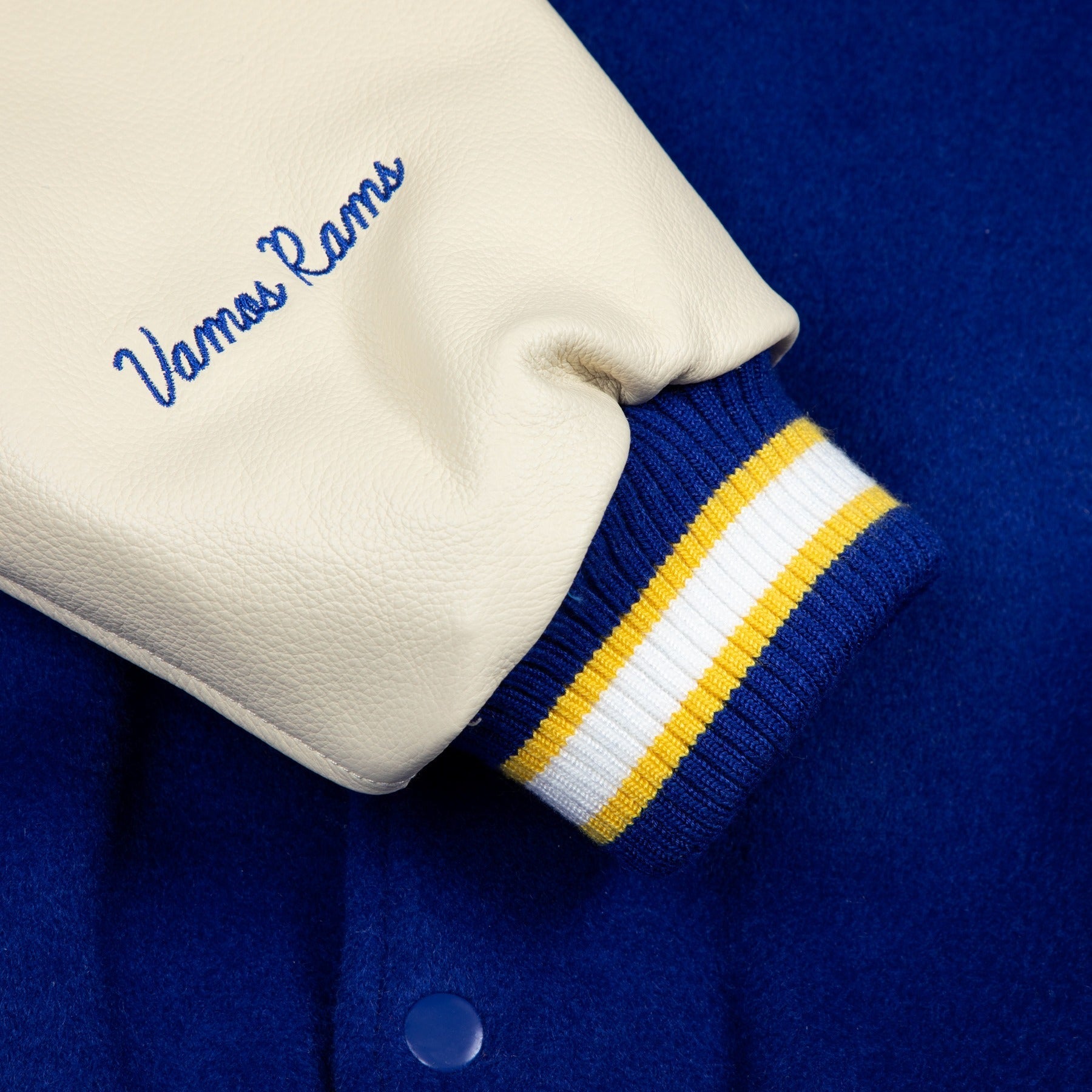 RAMS LETTERMAN JACKET by GOLF WANG