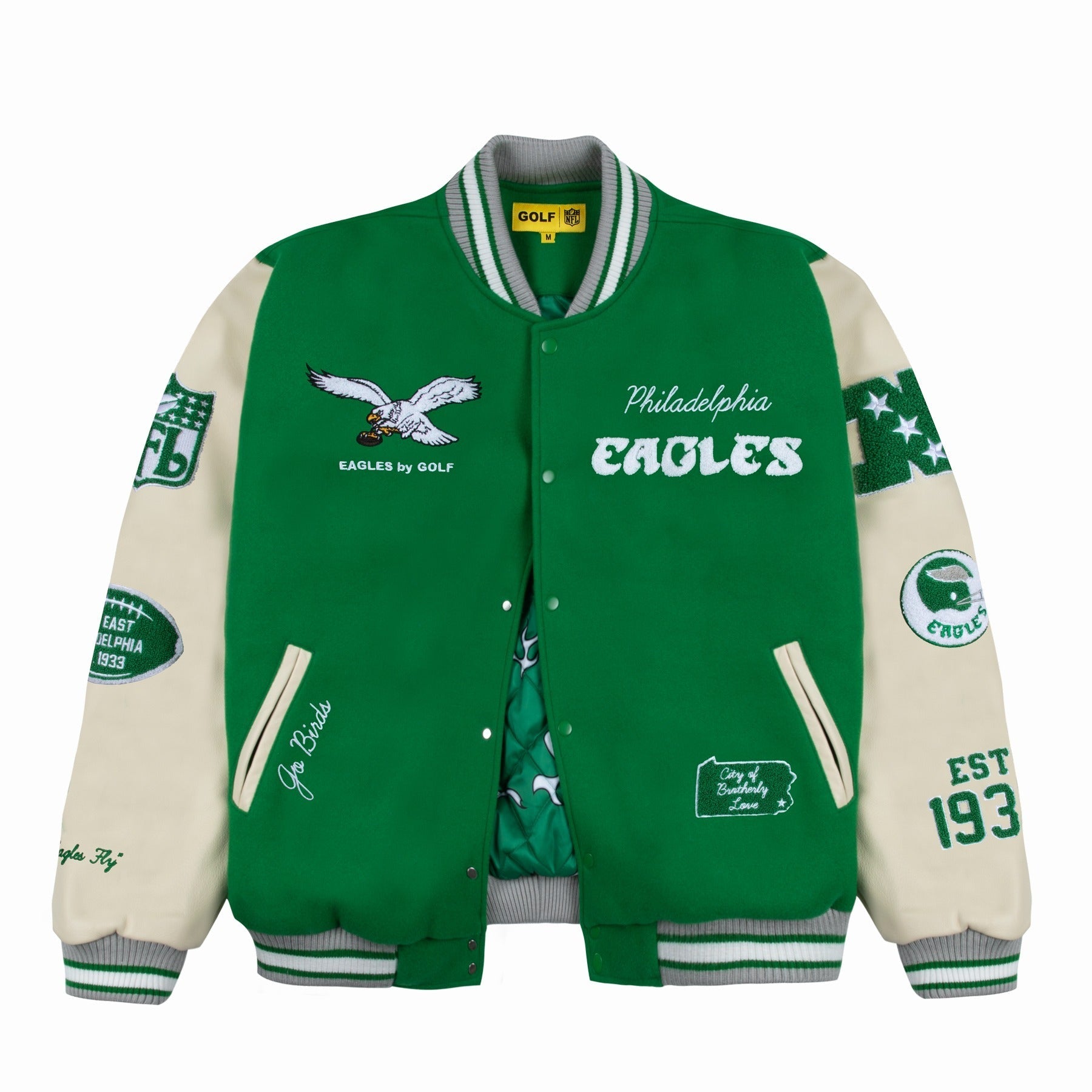 EAGLES LETTERMAN JACKET by GOLF WANG