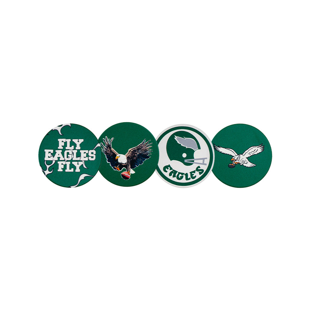 4PK EAGLES COASTERS by GOLF WANG