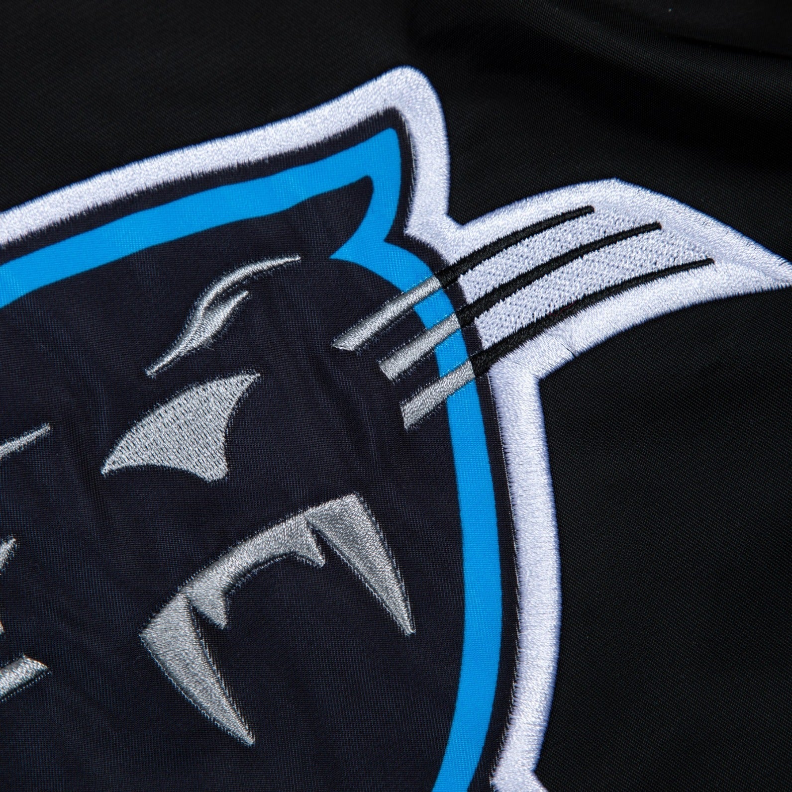 PANTHERS SATIN BOMBER JACKET by GOLF WANG