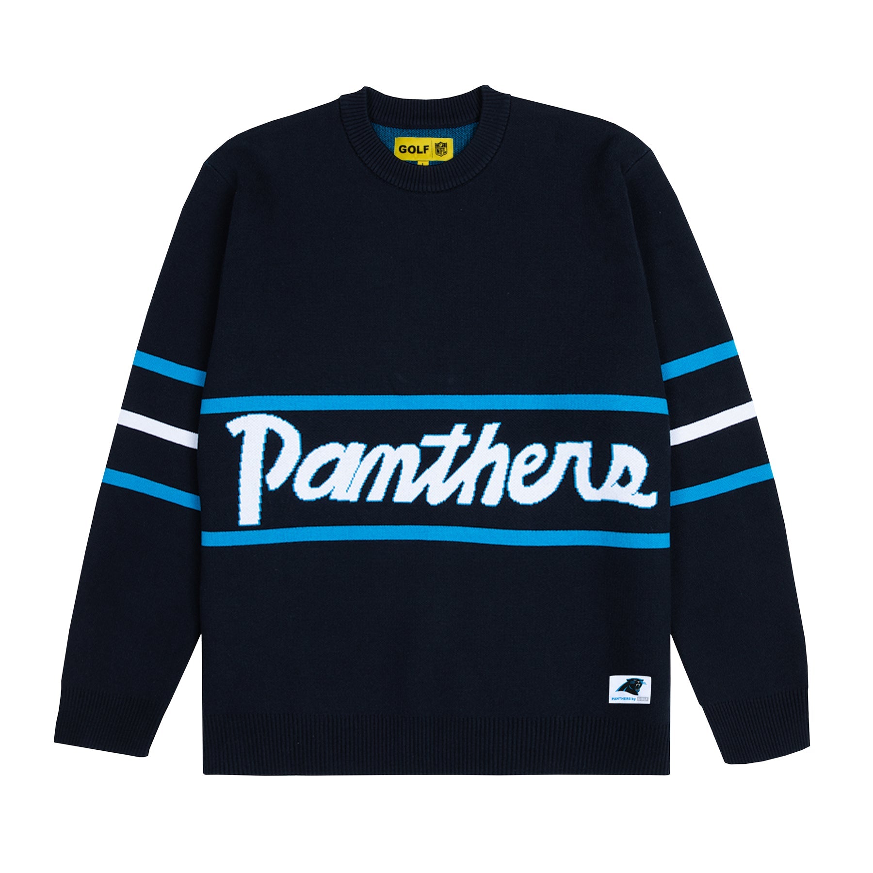 PANTHERS JACQUARD SWEATER by GOLF WANG