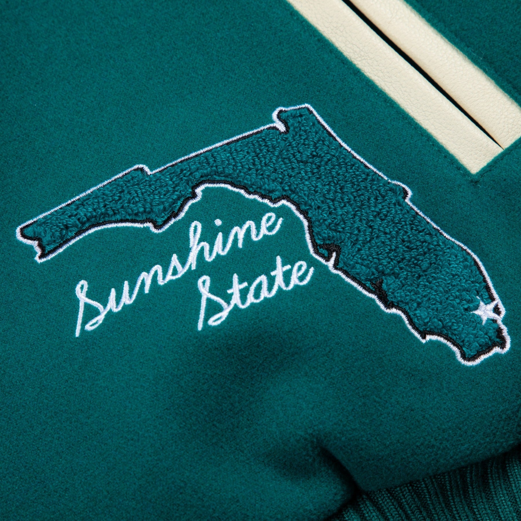 DOLPHINS LETTERMAN JACKET by GOLF WANG