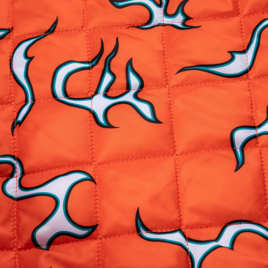 DOLPHINS LETTERMAN JACKET by GOLF WANG