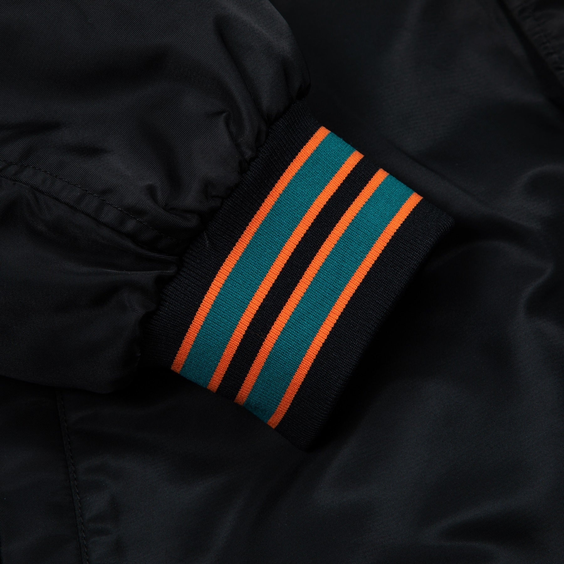 DOLPHINS SATIN BOMBER JACKET by GOLF WANG