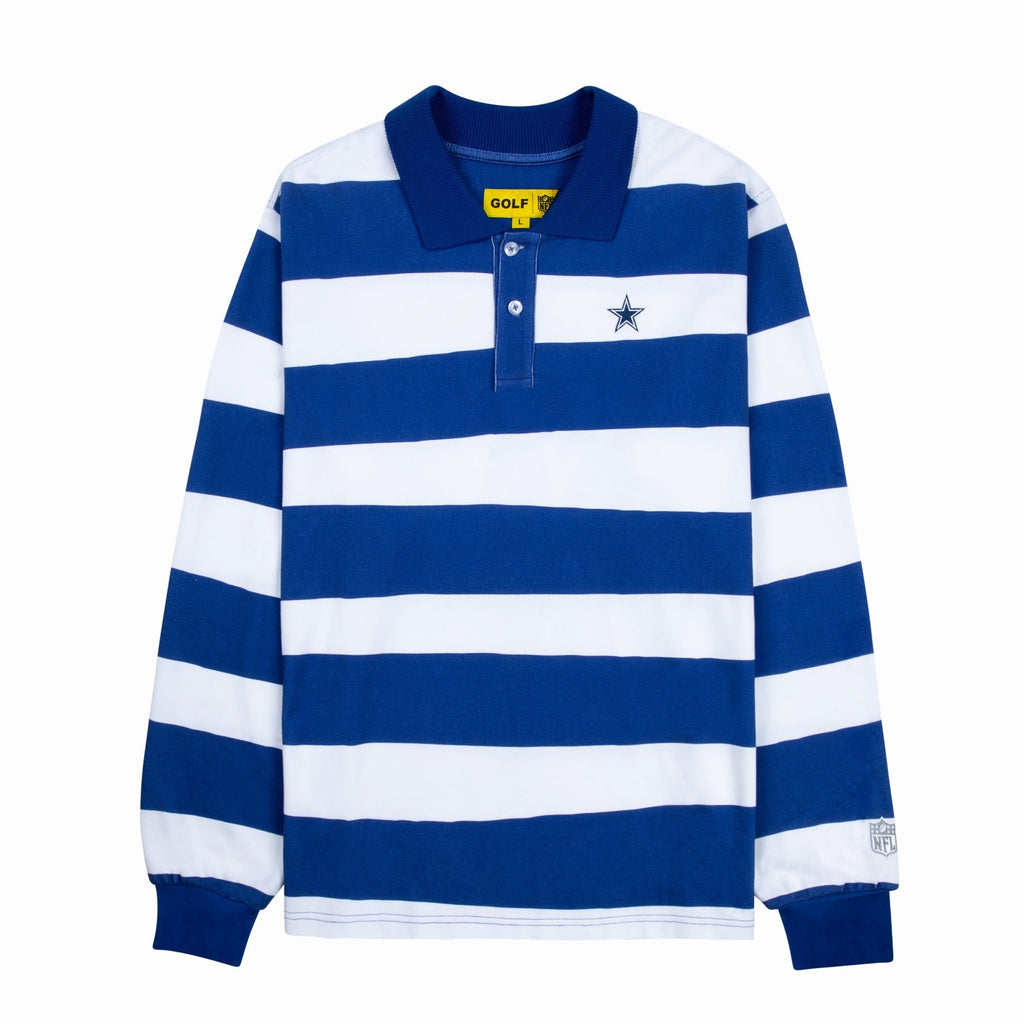 COWBOYS LONG SLEEVE POLO by GOLF WANG