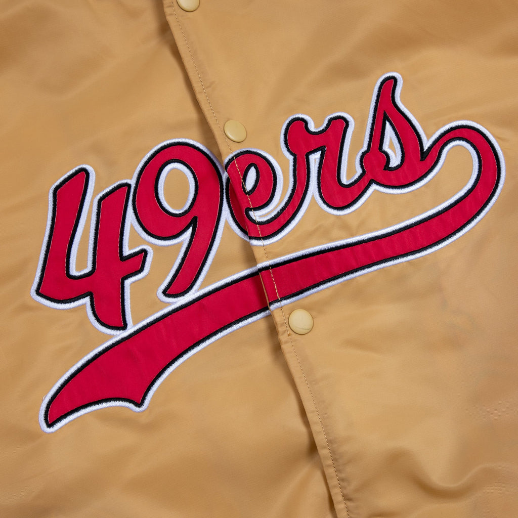 49ERS SATIN BOMBER JACKET by GOLF WANG