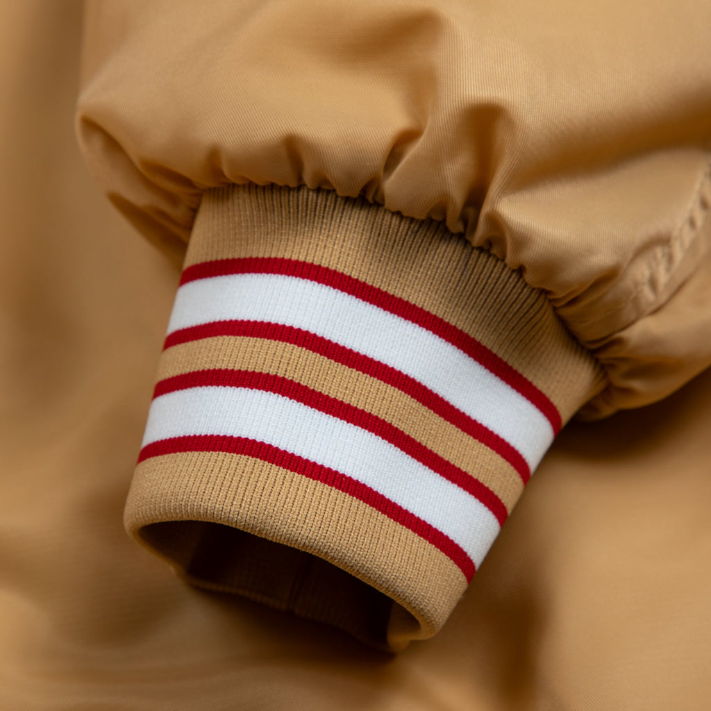 49ERS SATIN BOMBER JACKET by GOLF WANG