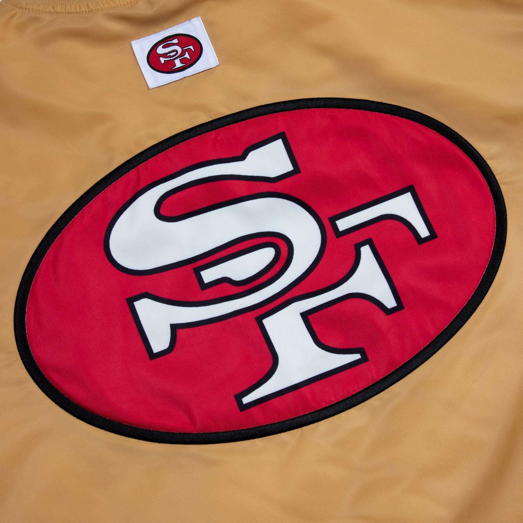 49ERS SATIN BOMBER JACKET by GOLF WANG