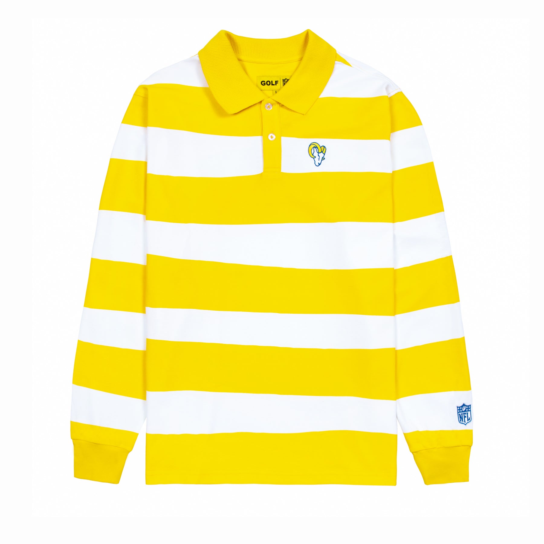 RAMS LONG SLEEVE POLO by GOLF WANG