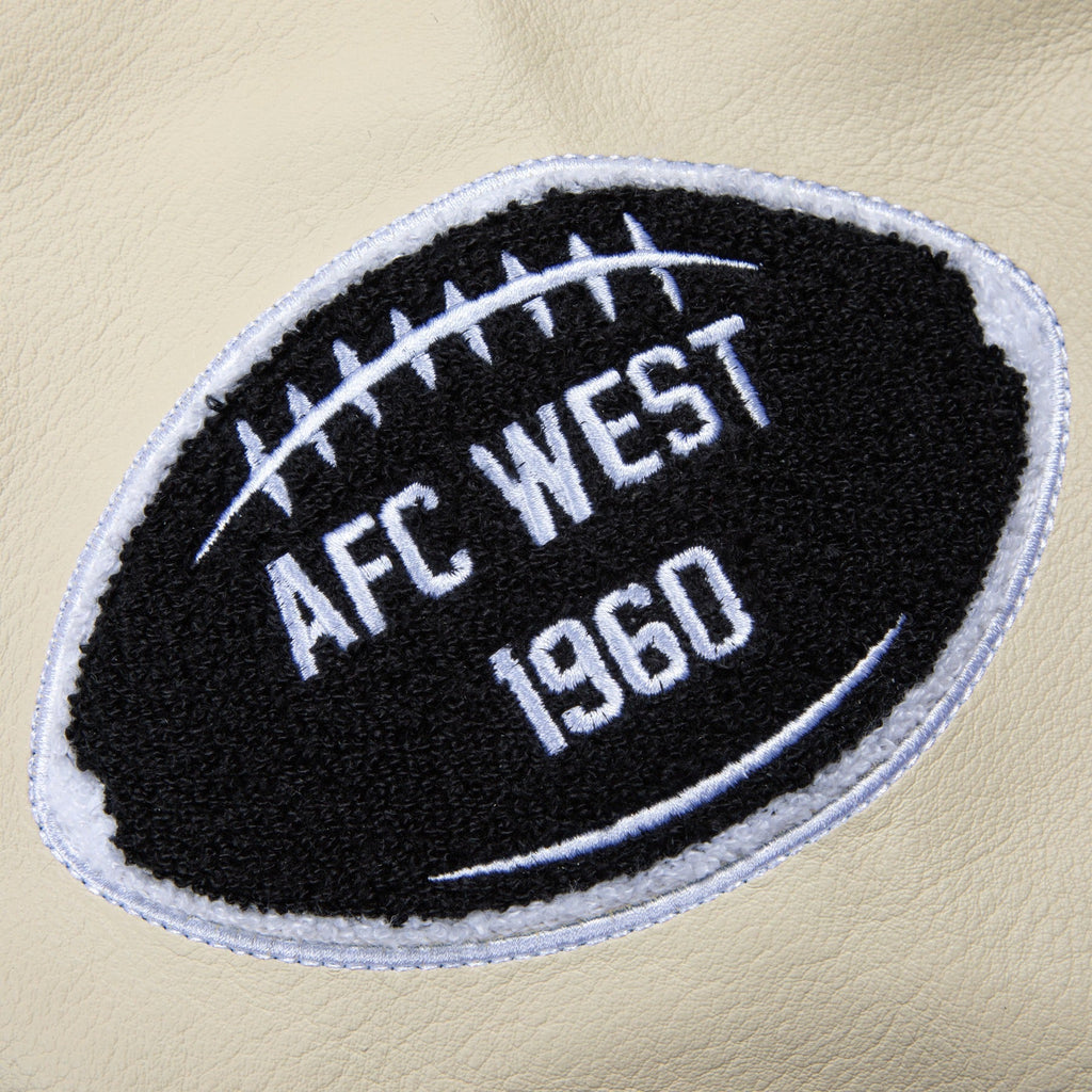 RAIDERS LETTERMAN JACKET by GOLF WANG
