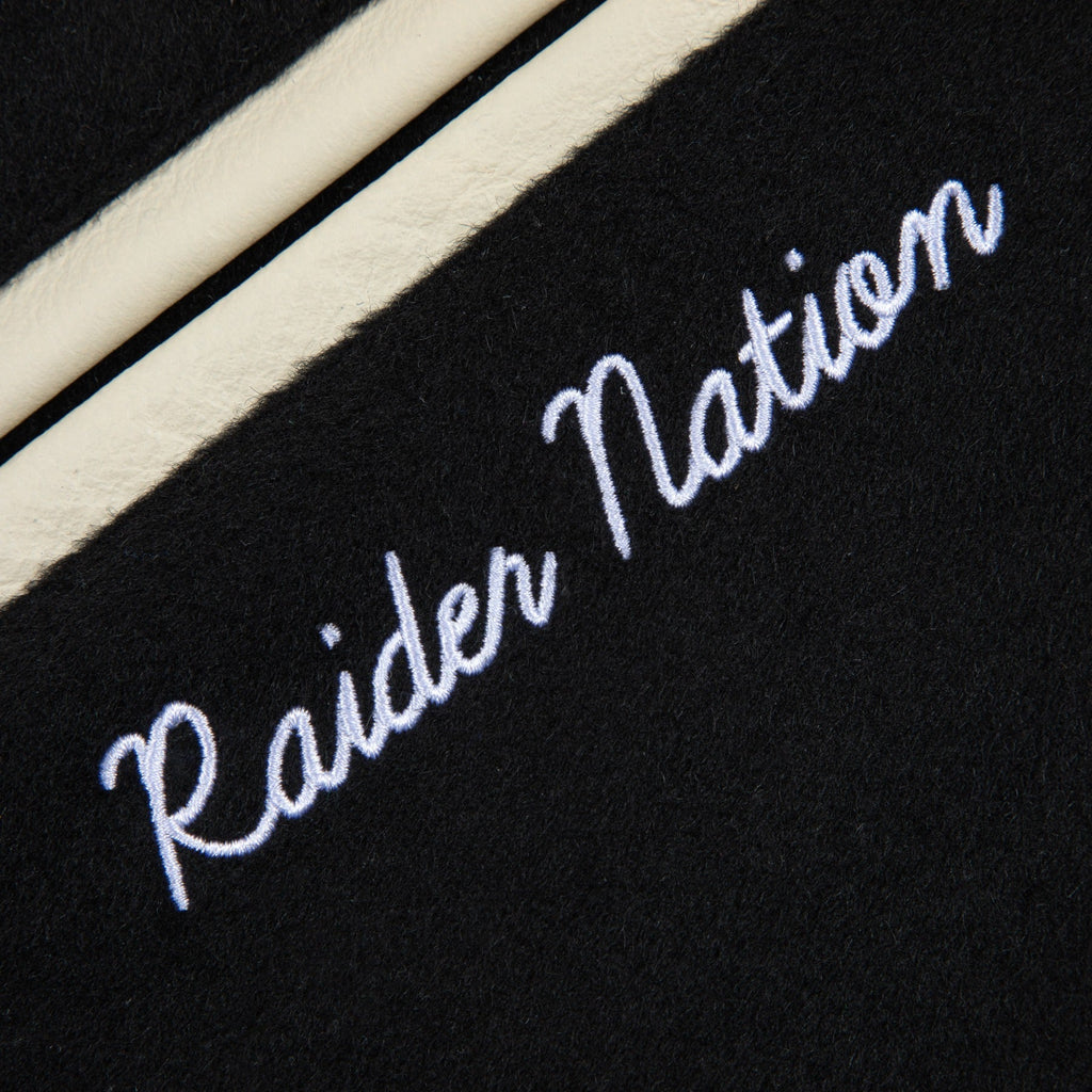 RAIDERS LETTERMAN JACKET by GOLF WANG