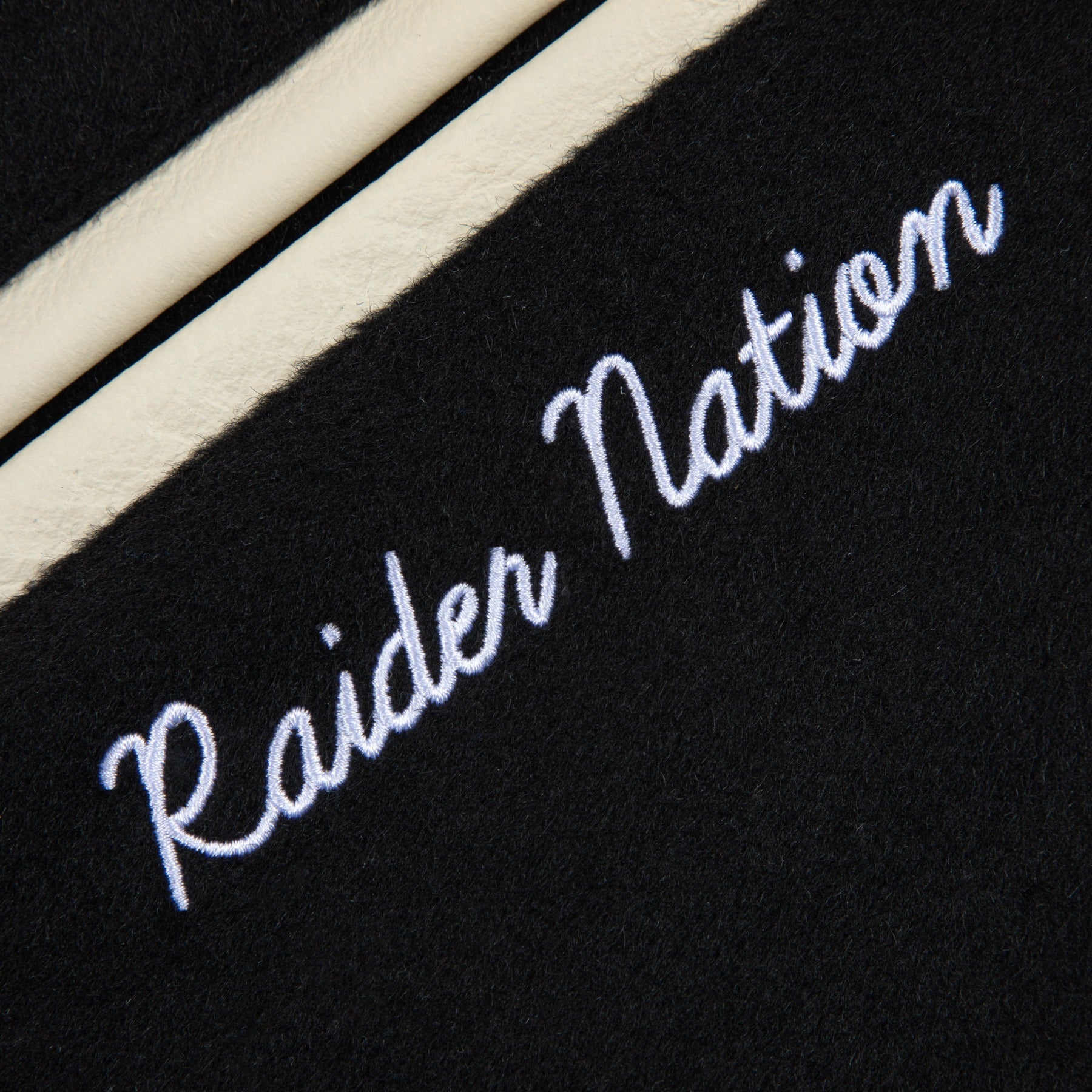 RAIDERS LETTERMAN JACKET by GOLF WANG