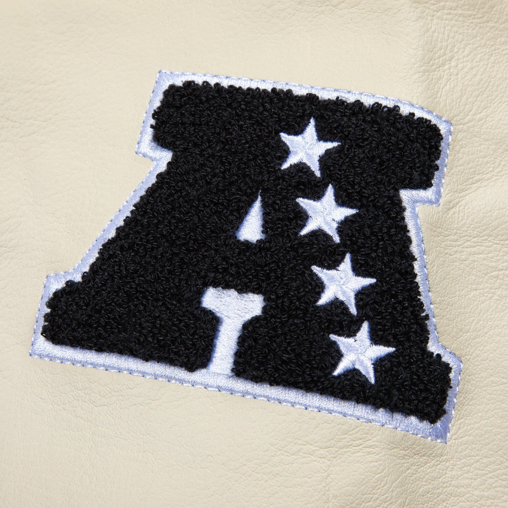 RAIDERS LETTERMAN JACKET by GOLF WANG