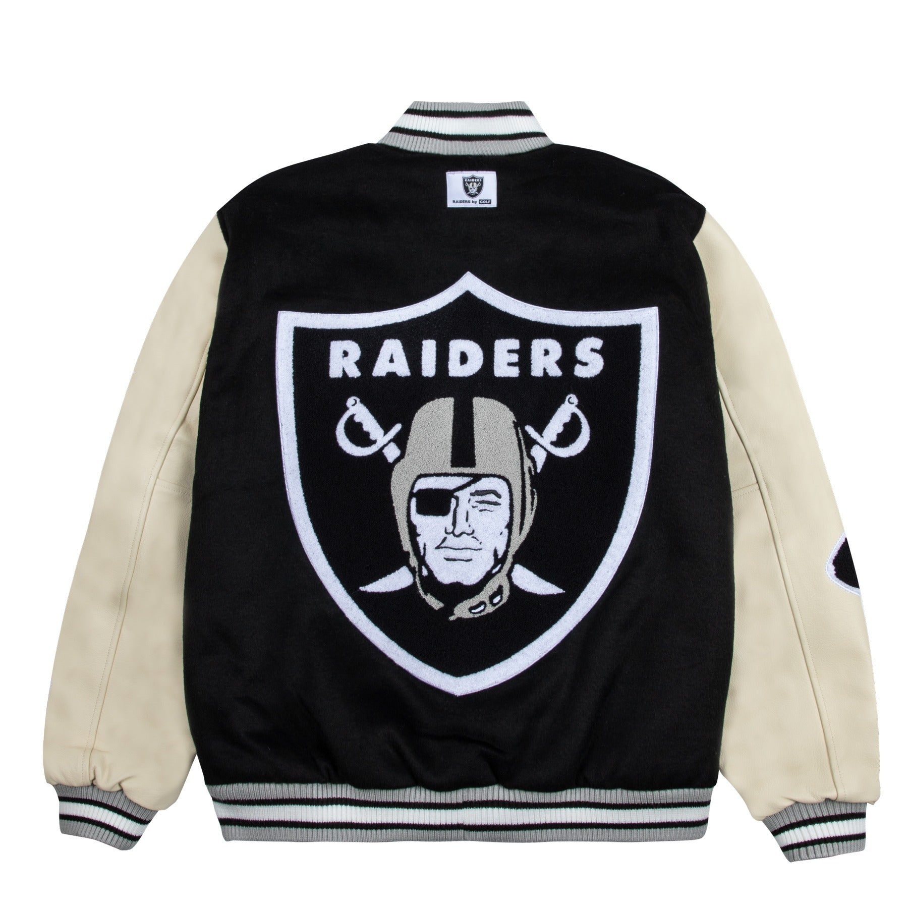 RAIDERS LETTERMAN JACKET by GOLF WANG