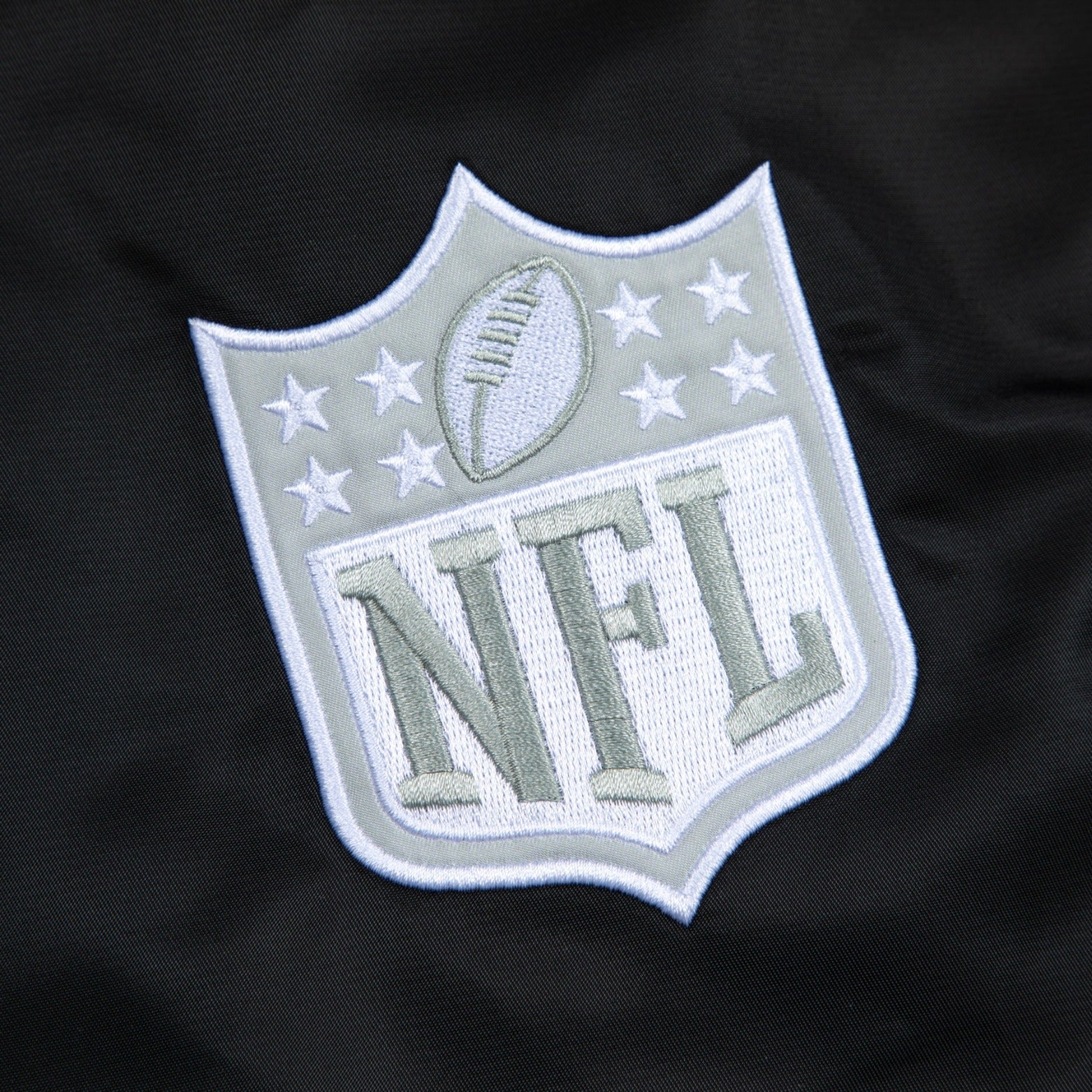 RAIDERS SATIN BOMBER JACKET by GOLF WANG