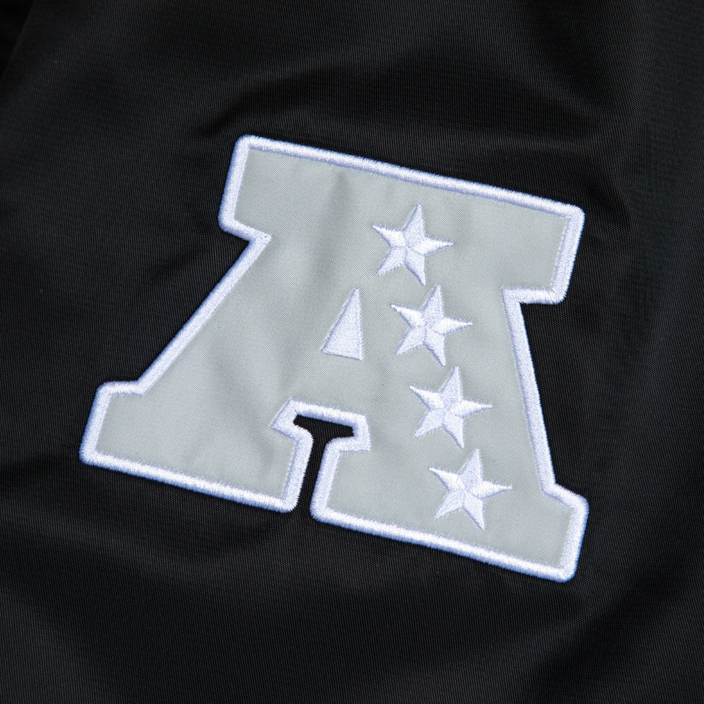 RAIDERS SATIN BOMBER JACKET by GOLF WANG