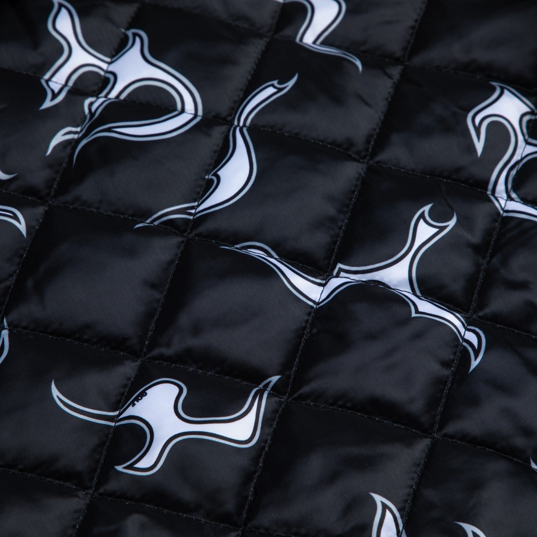 RAIDERS SATIN BOMBER JACKET by GOLF WANG