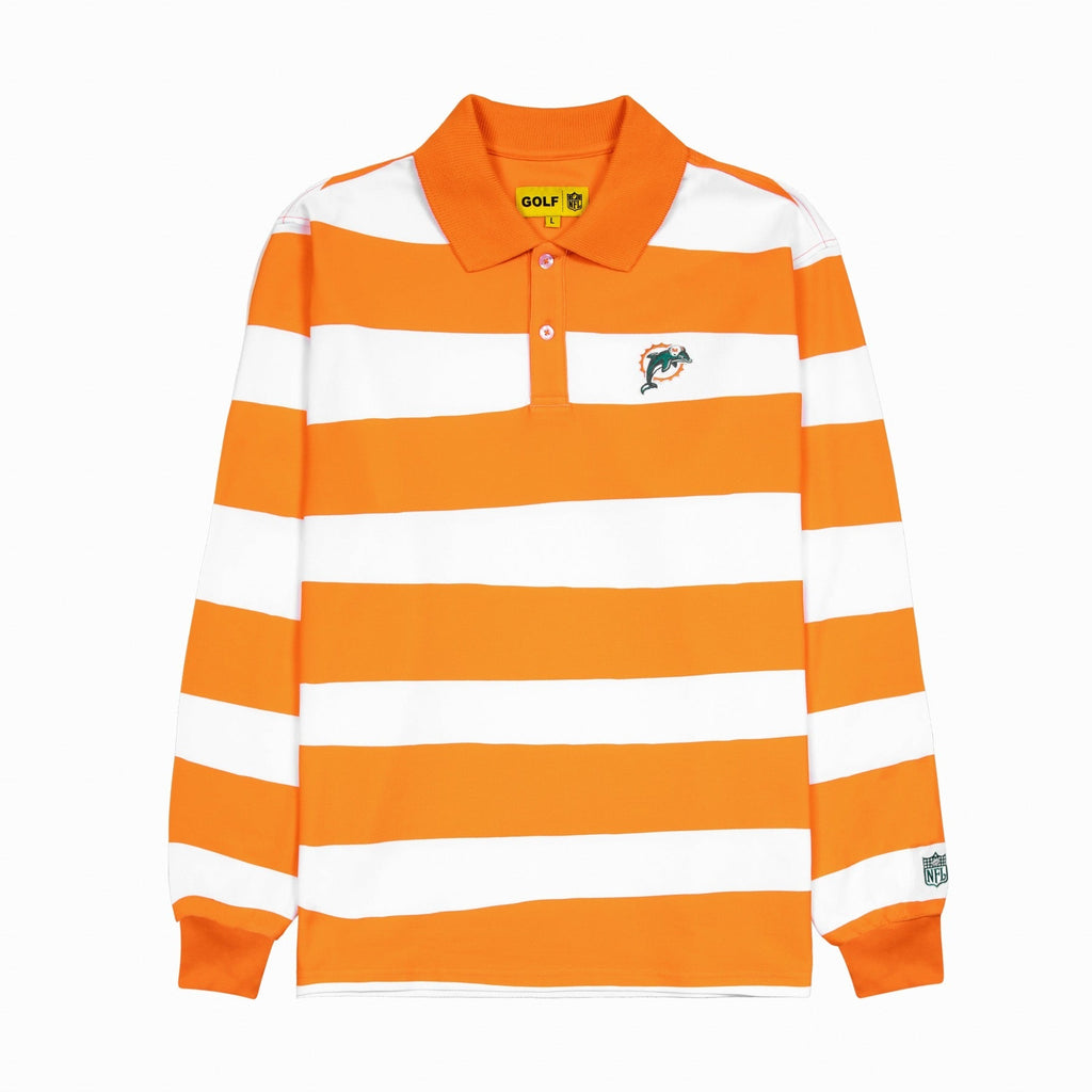 DOLPHINS LONG SLEEVE POLO by GOLF WANG