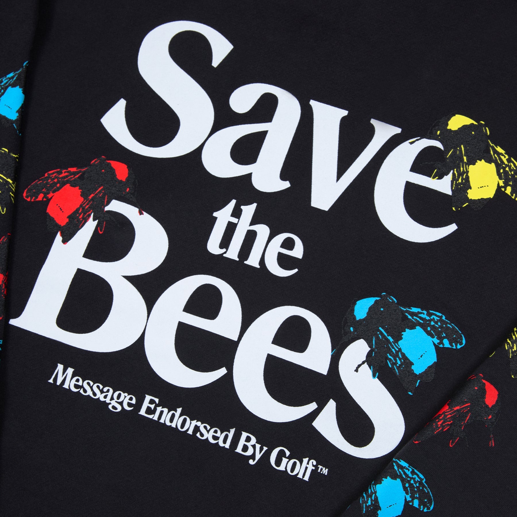 SAVE THE BEES HOODIE by GOLF WANG