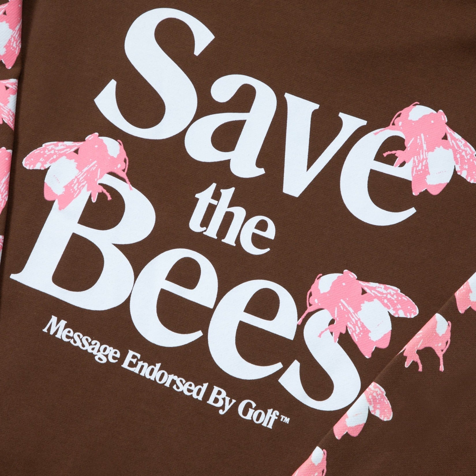 SAVE THE BEES HOODIE by GOLF WANG