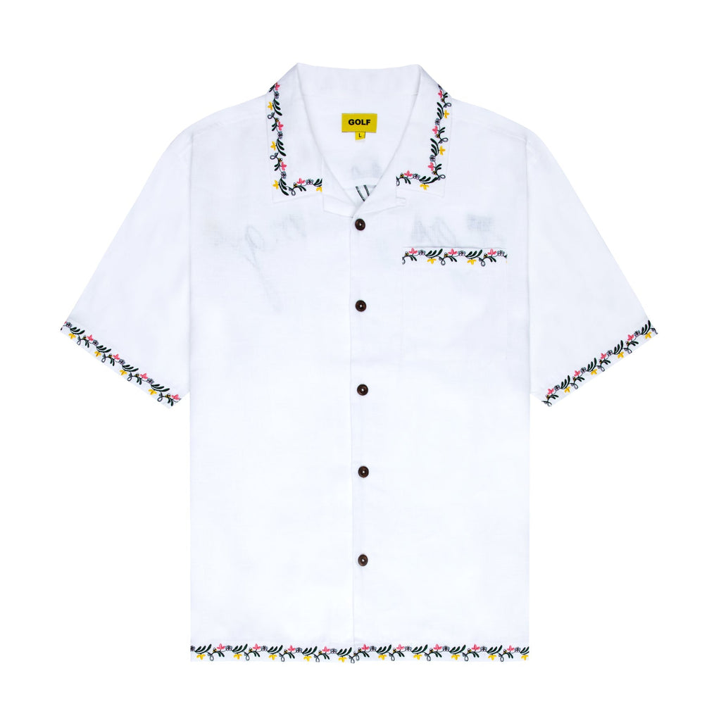 GARDEN LINEN BUTTON UP by GOLF WANG