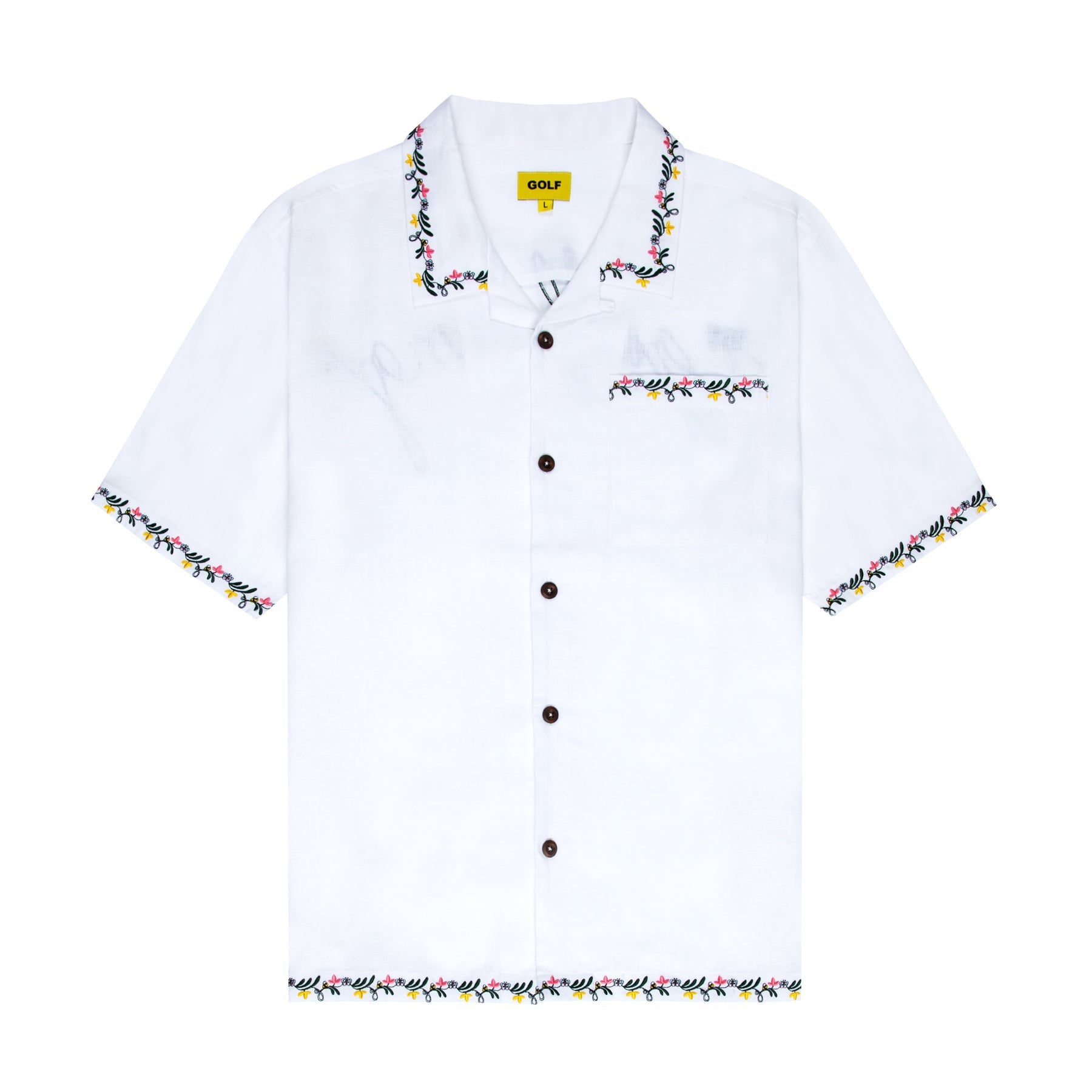 GARDEN LINEN BUTTON UP by GOLF WANG
