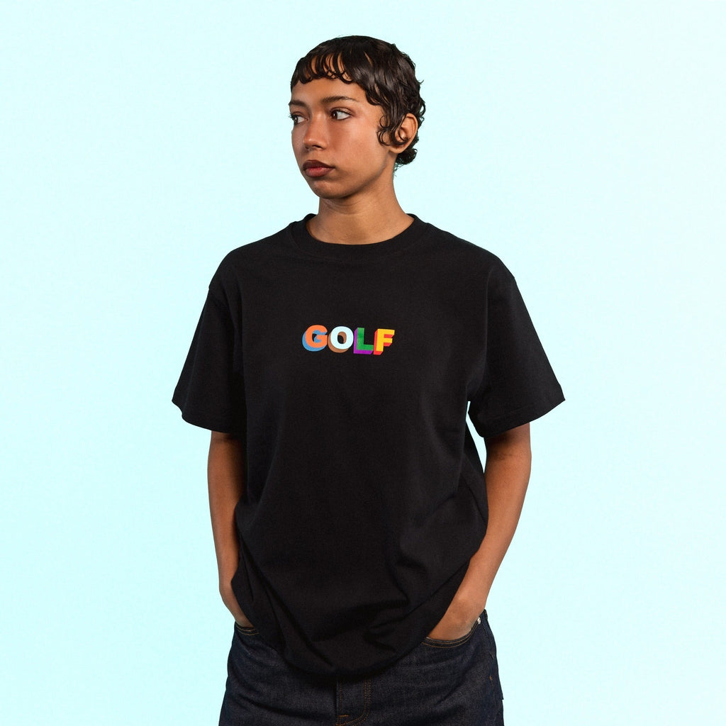 MULTI 3D LOGO TEE by GOLF WANG